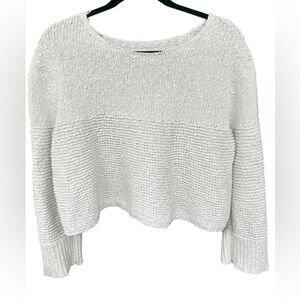Pilcro Textured Boat-Neck Sweater